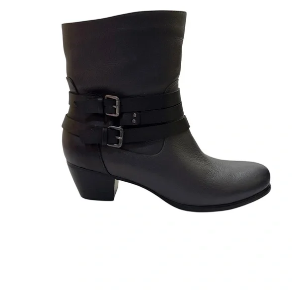 Naturalizer “Katrina” Dark Grey Ankle Boots Women’s Size 11M – Buckle Strap - Picture 5 of 16